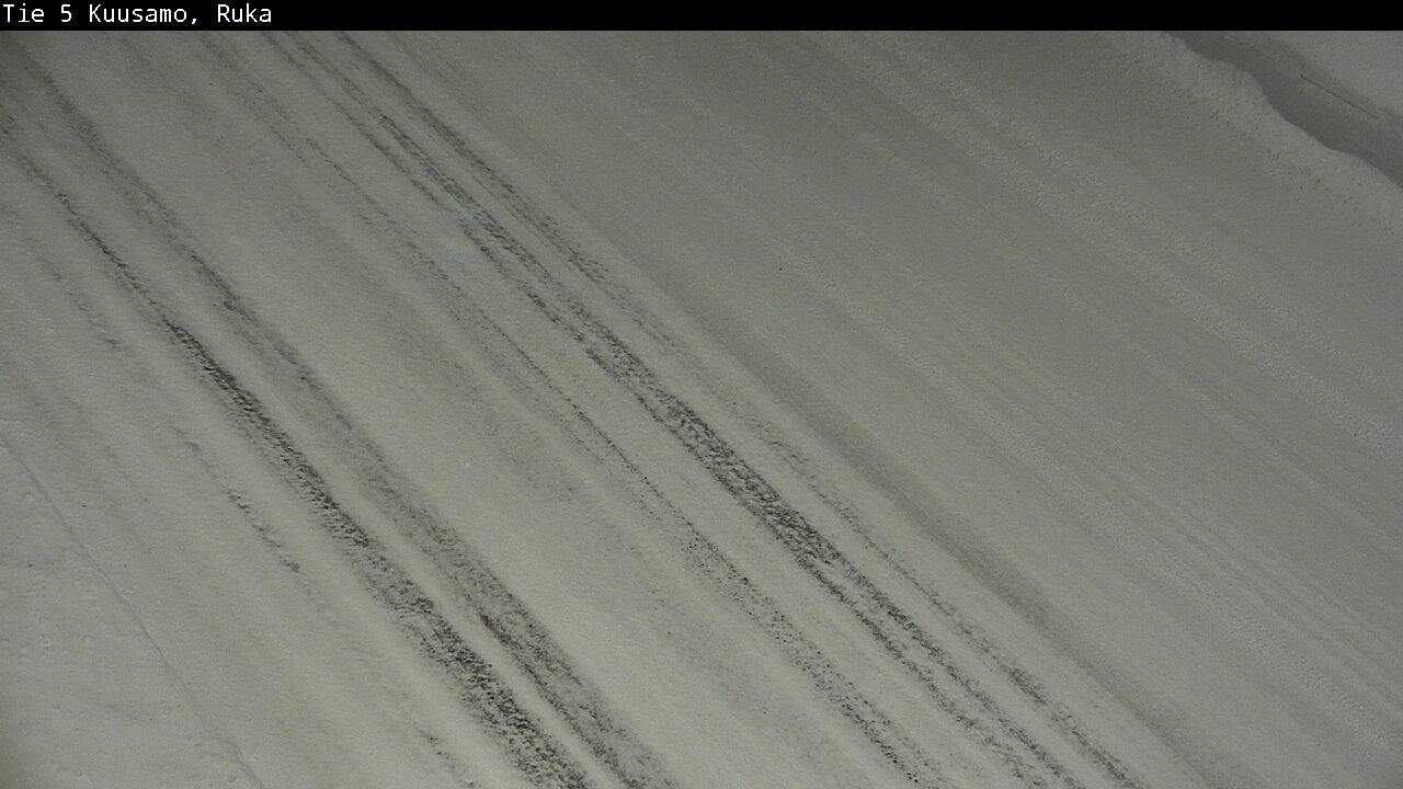 Weather Camera Image Väg 5 Kuusamo, Ruka, Kuusamo, Pohjois-Pohjanmaa