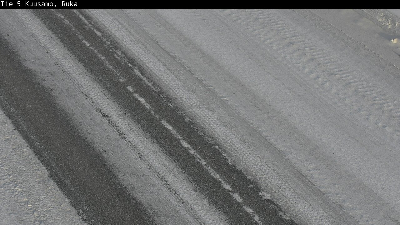 Weather Camera Image Väg 5 Kuusamo, Ruka, Kuusamo, Pohjois-Pohjanmaa