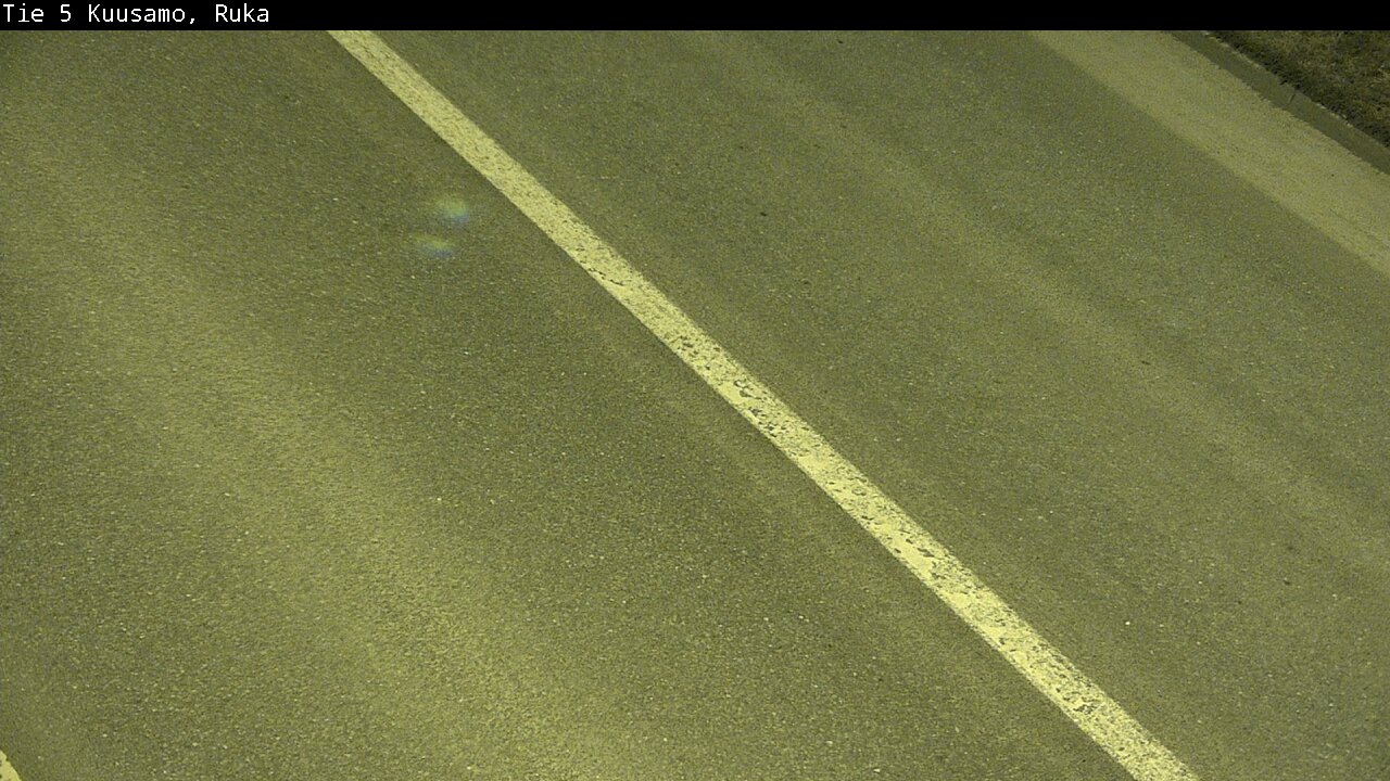 Weather Camera Image Väg 5 Kuusamo, Ruka, Kuusamo, Pohjois-Pohjanmaa