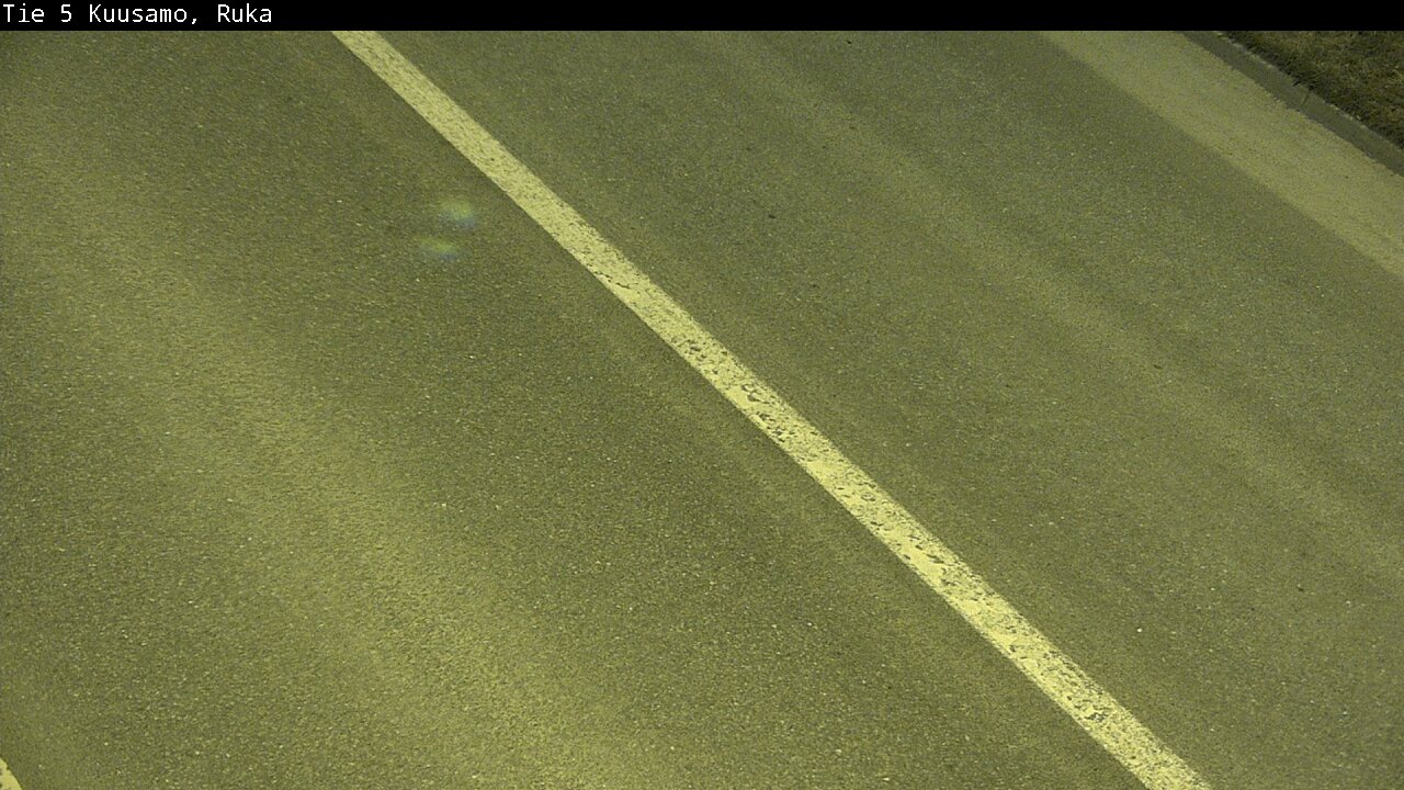 Weather Camera Image Väg 5 Kuusamo, Ruka, Kuusamo, Pohjois-Pohjanmaa