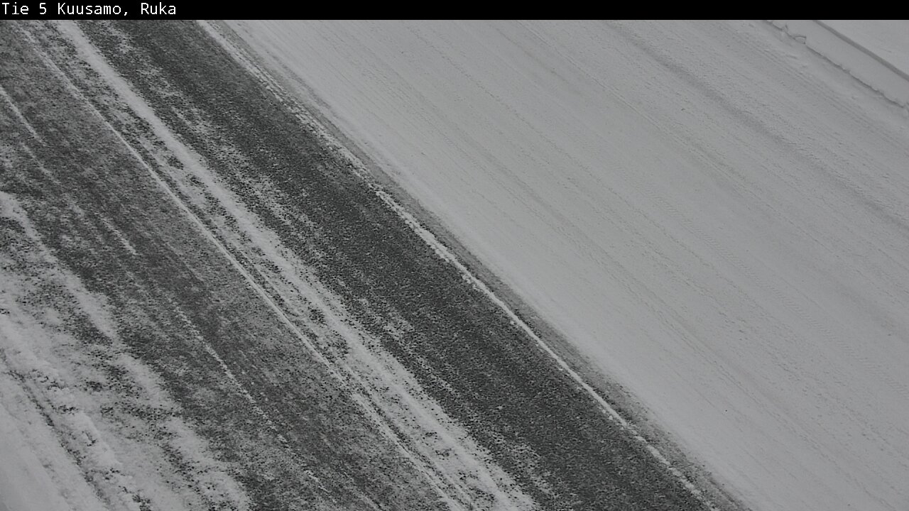 Weather Camera Image Väg 5 Kuusamo, Ruka, Kuusamo, Pohjois-Pohjanmaa