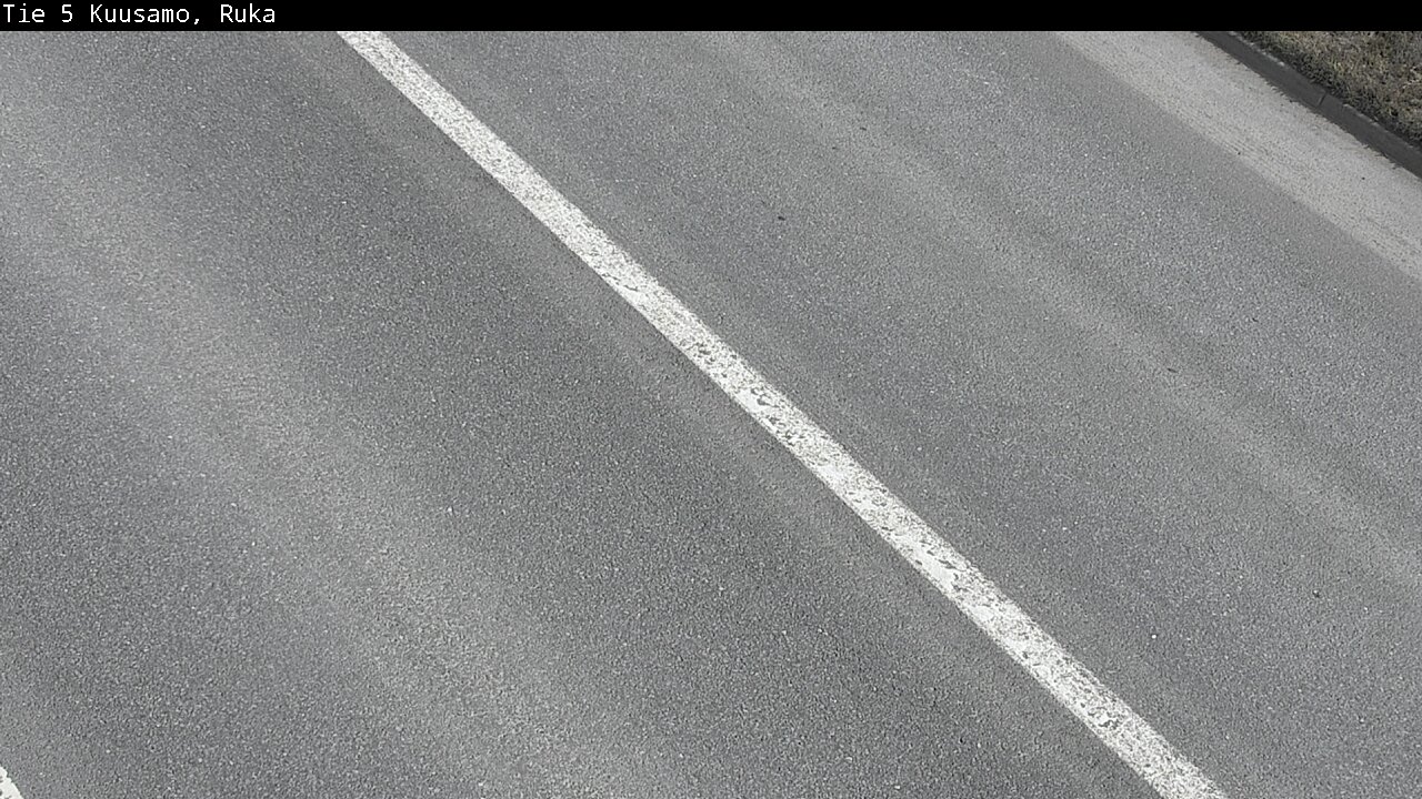 Weather Camera Image Väg 5 Kuusamo, Ruka, Kuusamo, Pohjois-Pohjanmaa