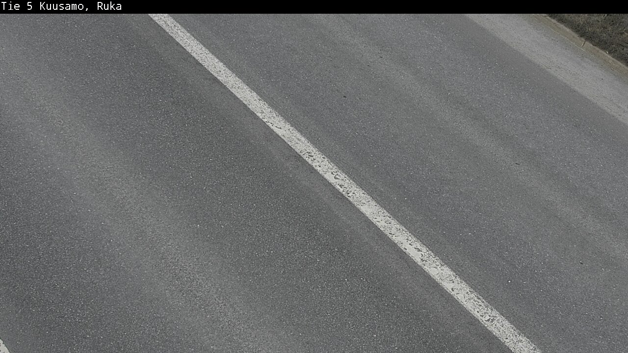 Weather Camera Image Väg 5 Kuusamo, Ruka, Kuusamo, Pohjois-Pohjanmaa