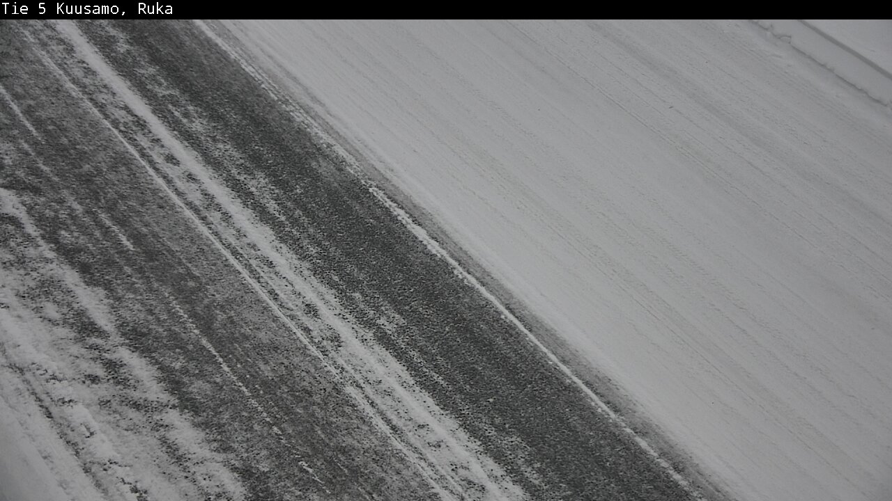 Weather Camera Image Väg 5 Kuusamo, Ruka, Kuusamo, Pohjois-Pohjanmaa
