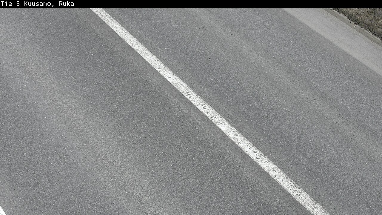 Weather Camera Image Väg 5 Kuusamo, Ruka, Kuusamo, Pohjois-Pohjanmaa