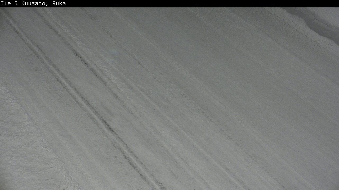 Weather Camera Image Väg 5 Kuusamo, Ruka, Kuusamo, Pohjois-Pohjanmaa