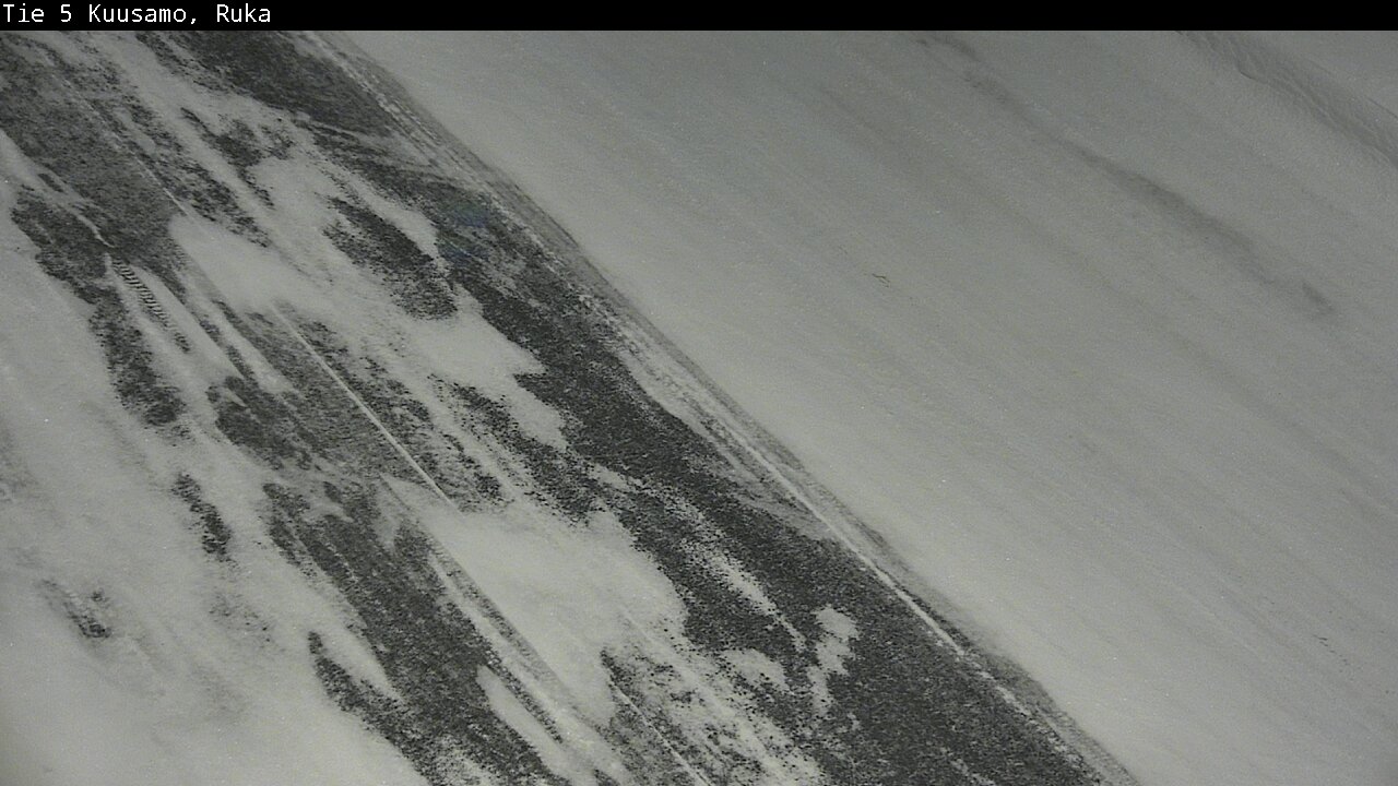 Weather Camera Image Väg 5 Kuusamo, Ruka, Kuusamo, Pohjois-Pohjanmaa