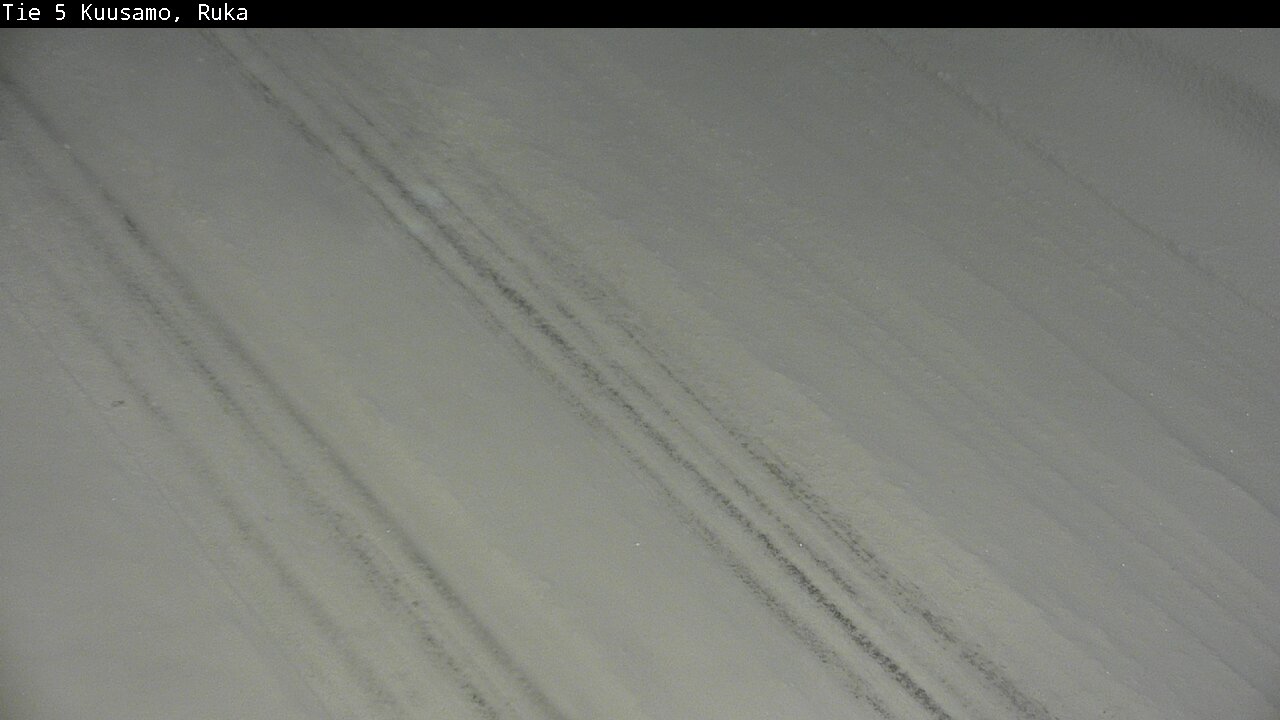 Weather Camera Image Väg 5 Kuusamo, Ruka, Kuusamo, Pohjois-Pohjanmaa