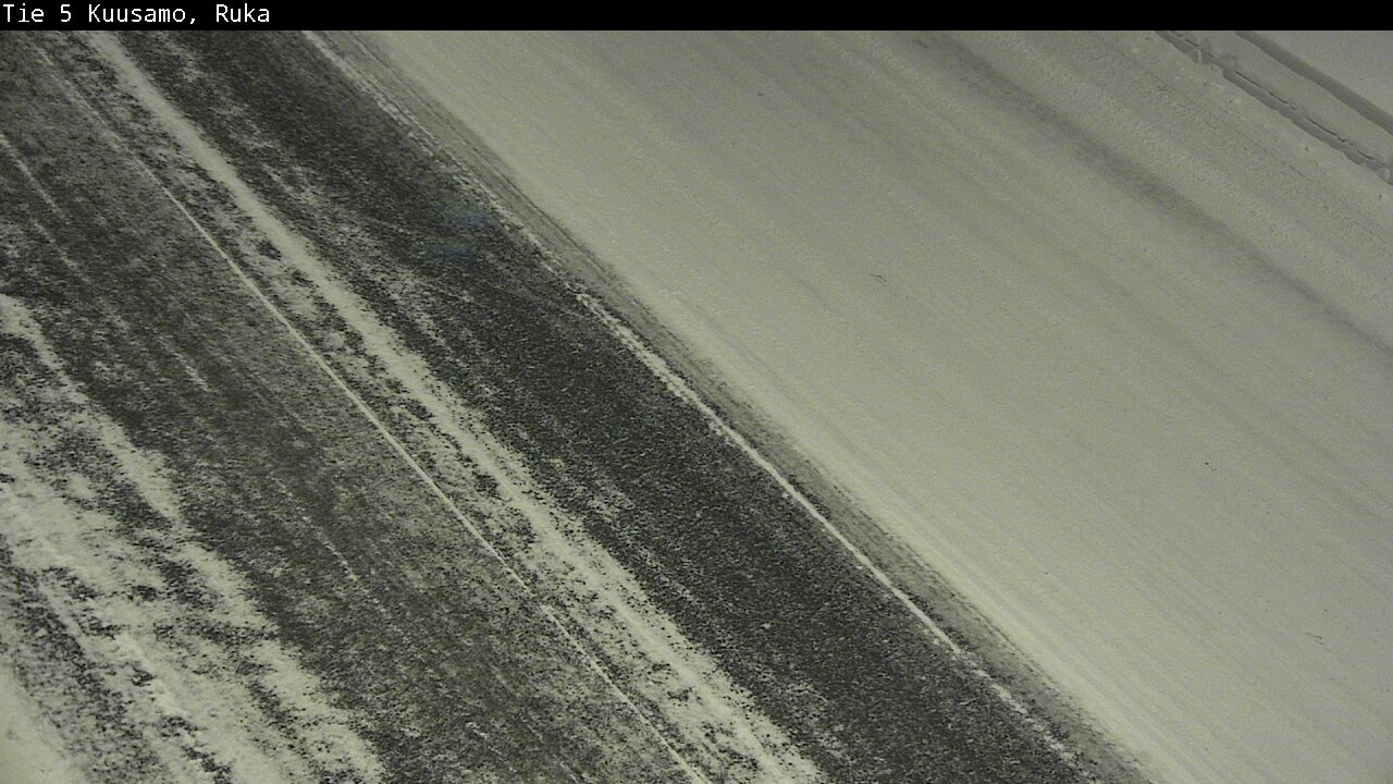 Weather Camera Image Väg 5 Kuusamo, Ruka, Kuusamo, Pohjois-Pohjanmaa