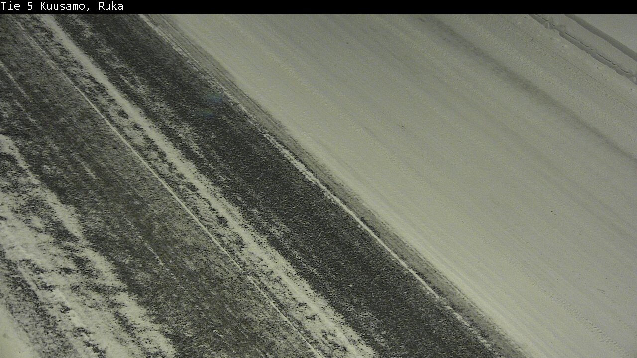 Weather Camera Image Väg 5 Kuusamo, Ruka, Kuusamo, Pohjois-Pohjanmaa