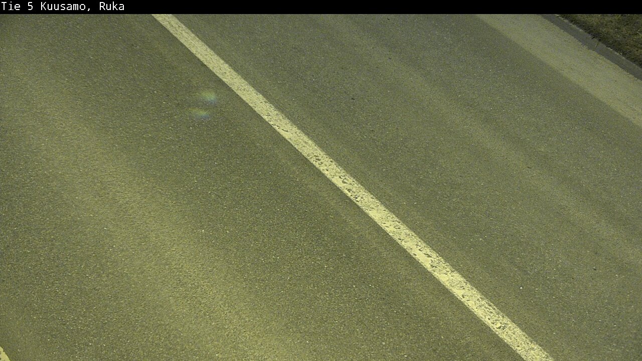 Weather Camera Image Väg 5 Kuusamo, Ruka, Kuusamo, Pohjois-Pohjanmaa