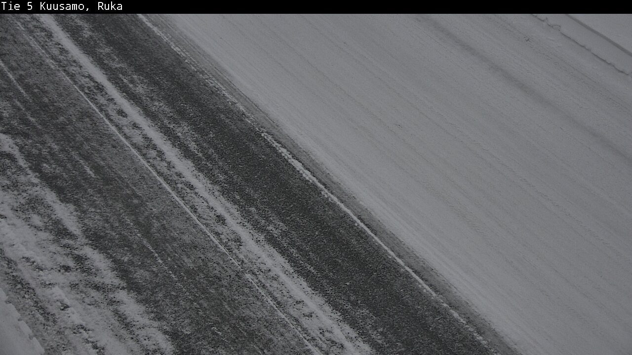 Weather Camera Image Väg 5 Kuusamo, Ruka, Kuusamo, Pohjois-Pohjanmaa