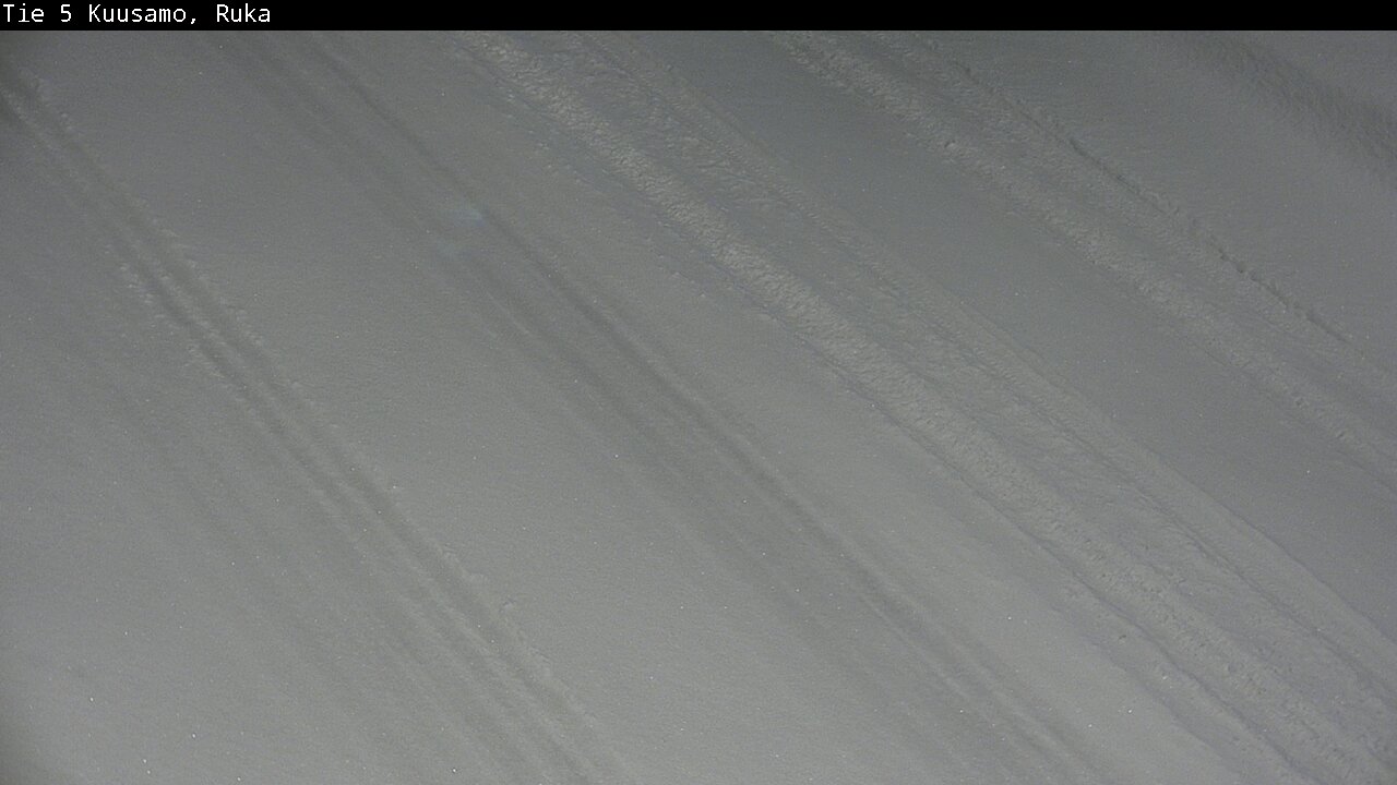 Weather Camera Image Väg 5 Kuusamo, Ruka, Kuusamo, Pohjois-Pohjanmaa