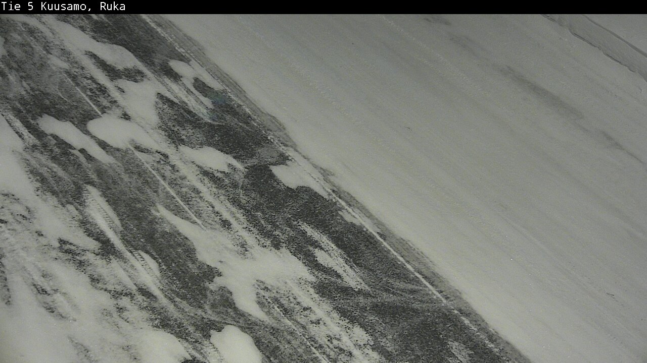 Weather Camera Image Väg 5 Kuusamo, Ruka, Kuusamo, Pohjois-Pohjanmaa