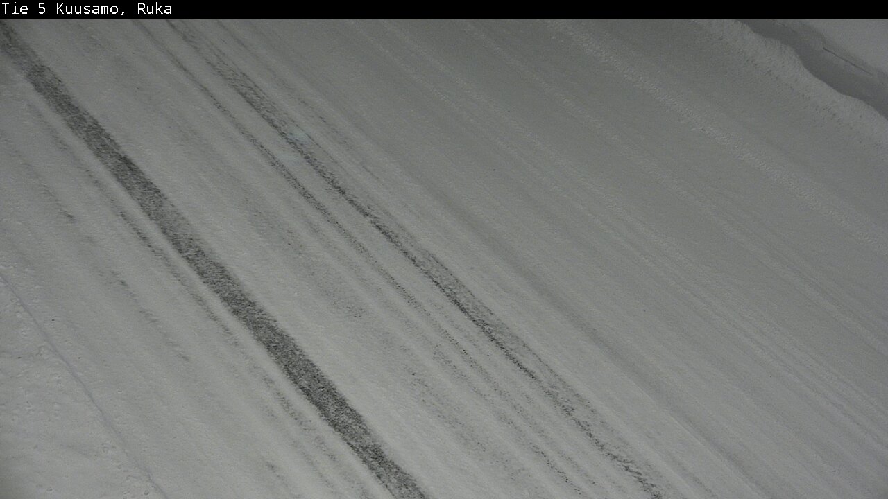 Weather Camera Image Väg 5 Kuusamo, Ruka, Kuusamo, Pohjois-Pohjanmaa