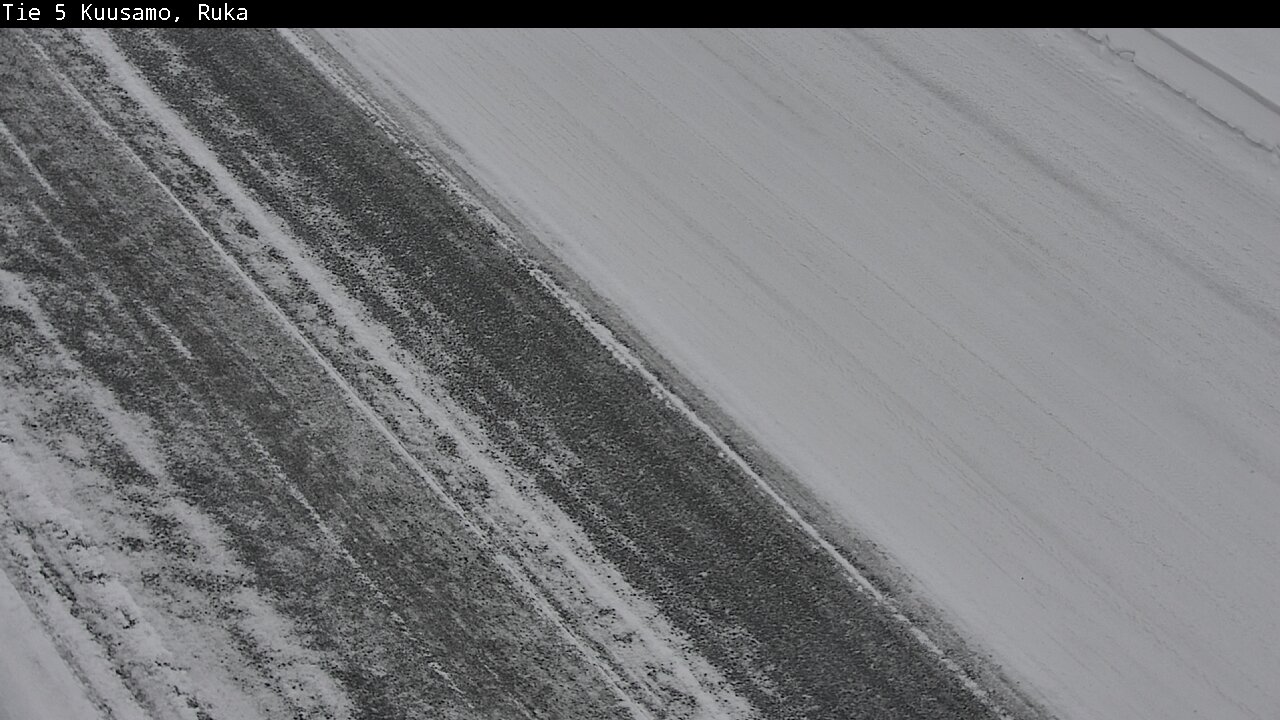 Weather Camera Image Väg 5 Kuusamo, Ruka, Kuusamo, Pohjois-Pohjanmaa