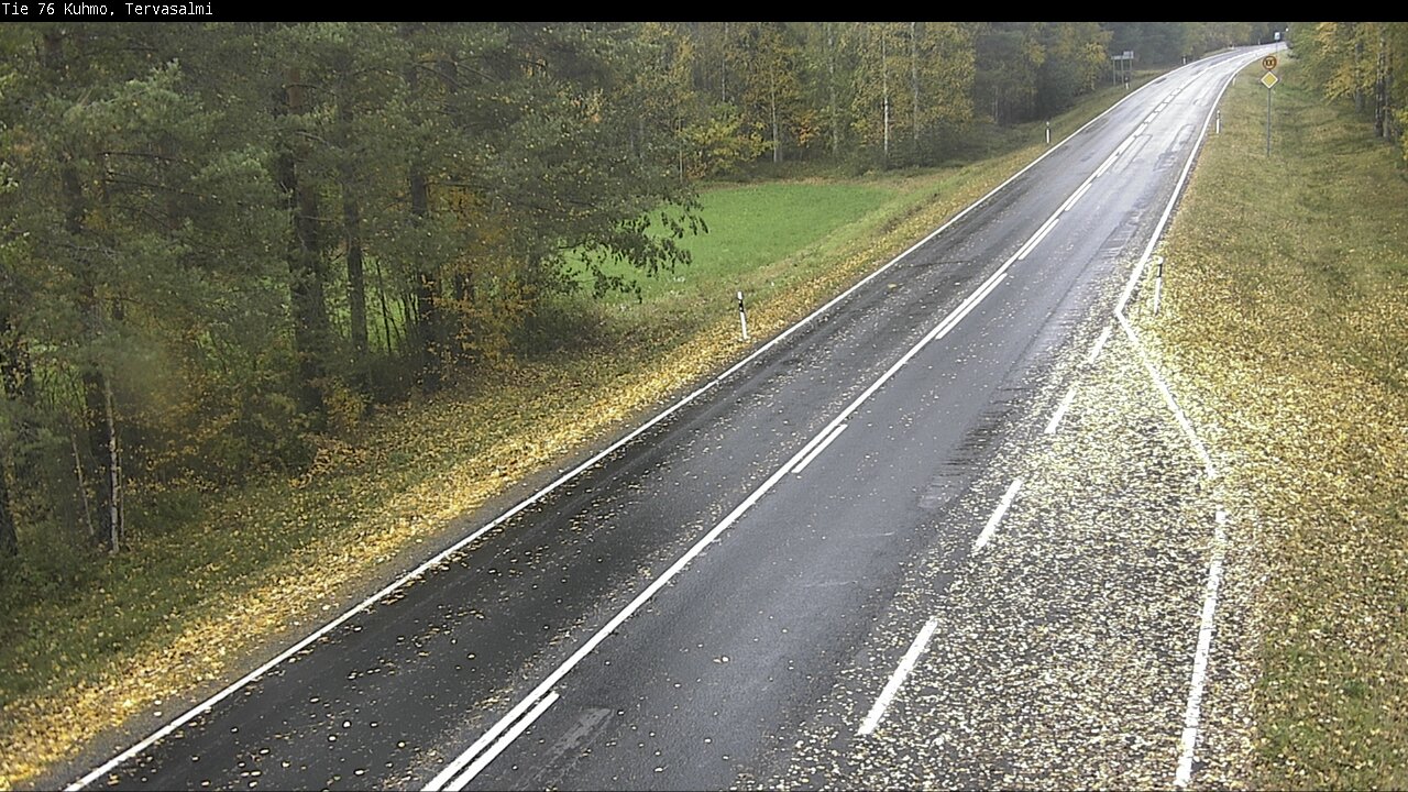 Weather Camera Image Road 76 Kuhmo, Tervasalmi, Kuhmo, Kainuu