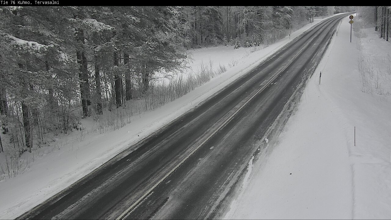 Weather Camera Image Road 76 Kuhmo, Tervasalmi, Kuhmo, Kainuu