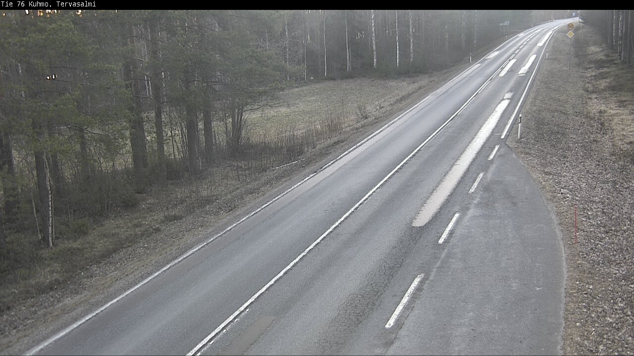 Weather Camera Image Road 76 Kuhmo, Tervasalmi, Kuhmo, Kainuu