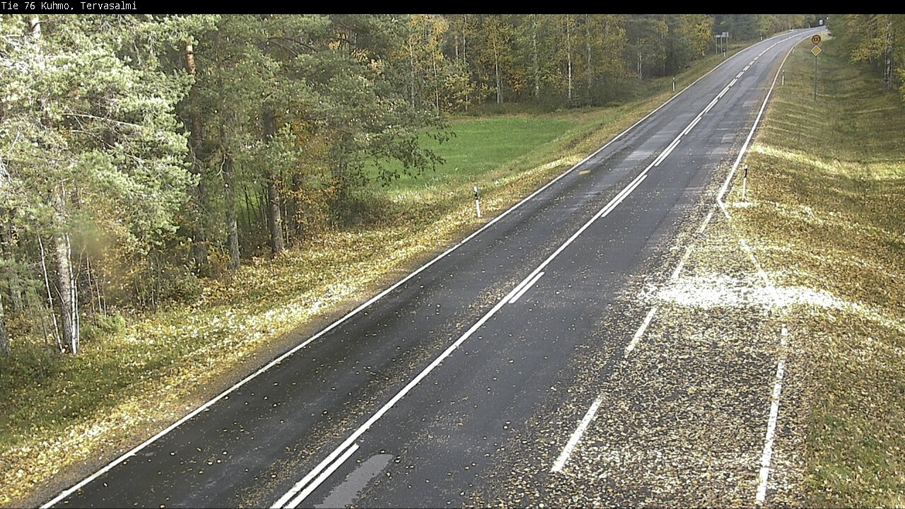 Weather Camera Image Road 76 Kuhmo, Tervasalmi, Kuhmo, Kainuu