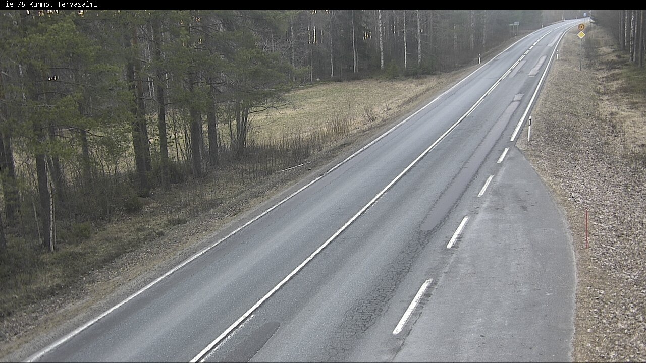 Weather Camera Image Road 76 Kuhmo, Tervasalmi, Kuhmo, Kainuu