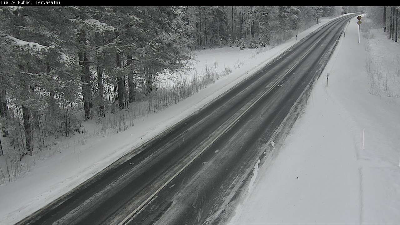 Weather Camera Image Road 76 Kuhmo, Tervasalmi, Kuhmo, Kainuu