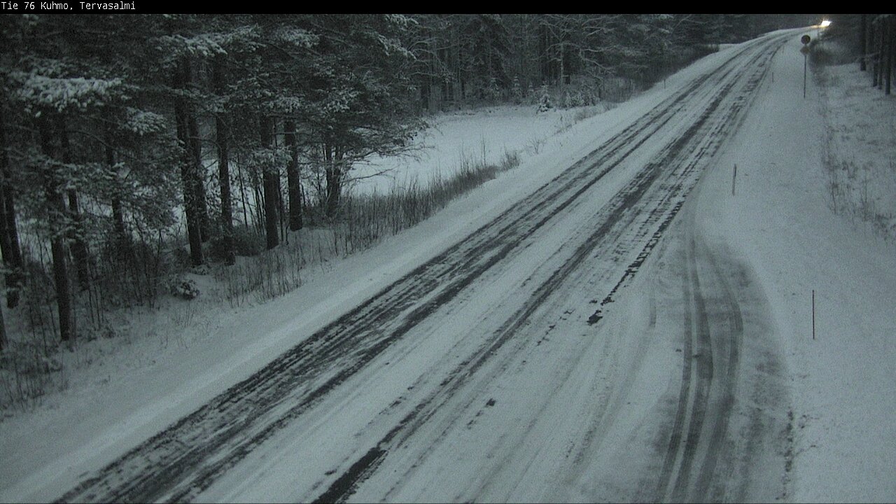 Weather Camera Image Road 76 Kuhmo, Tervasalmi, Kuhmo, Kainuu