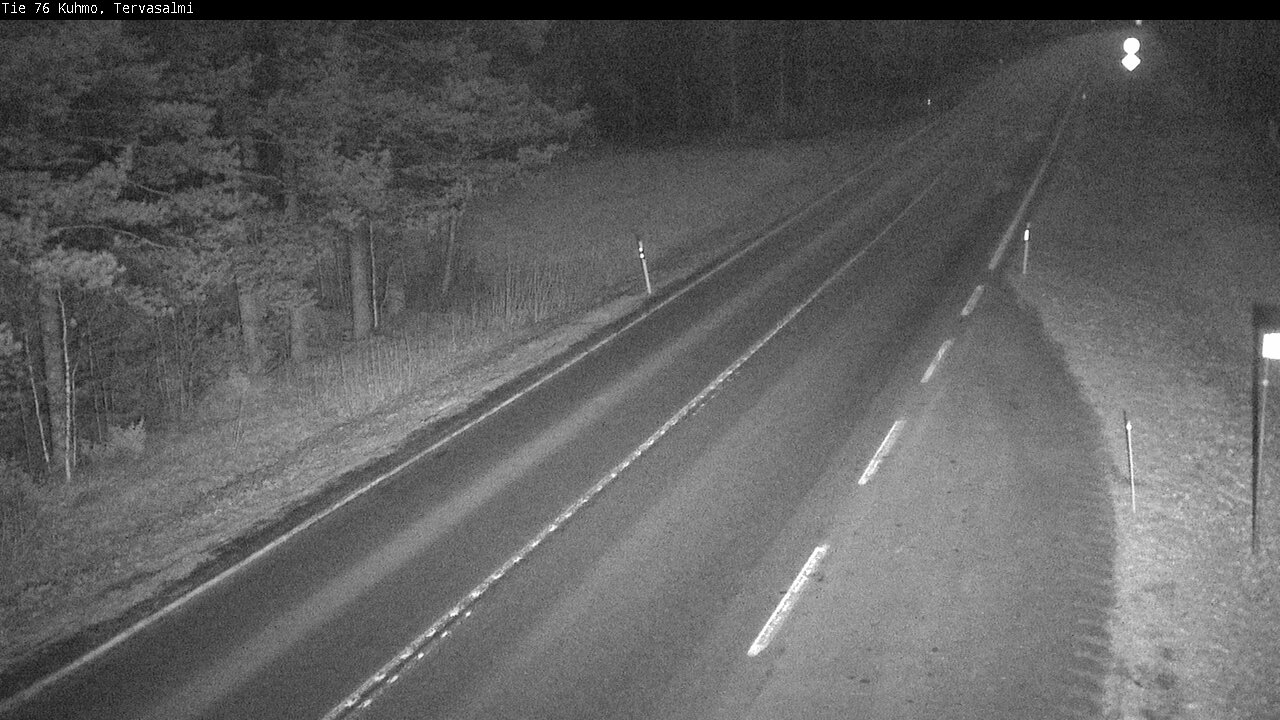 Weather Camera Image Road 76 Kuhmo, Tervasalmi, Kuhmo, Kainuu