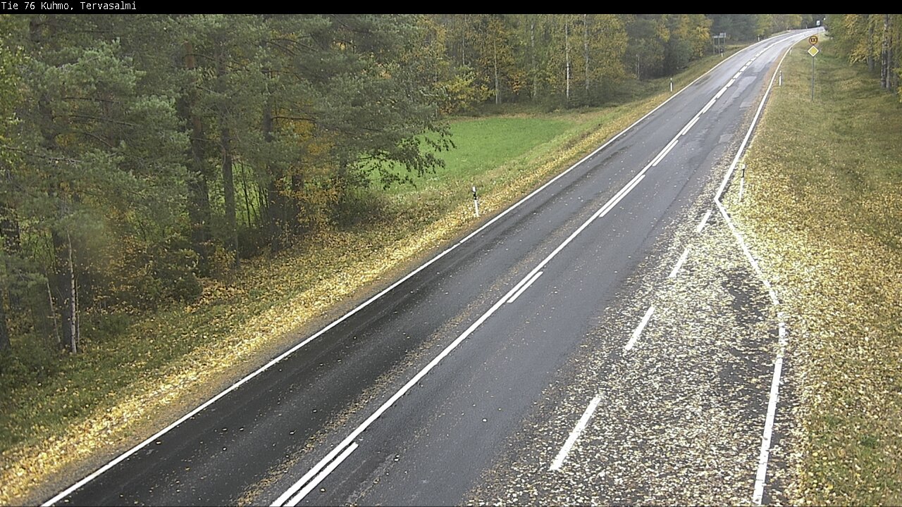 Weather Camera Image Road 76 Kuhmo, Tervasalmi, Kuhmo, Kainuu