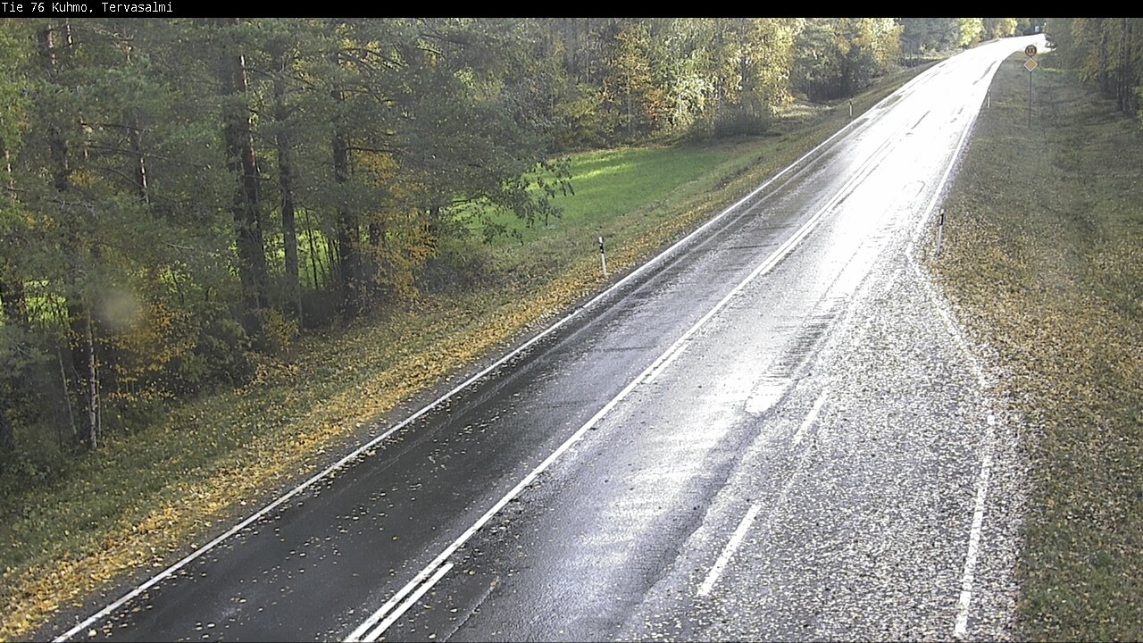 Weather Camera Image Road 76 Kuhmo, Tervasalmi, Kuhmo, Kainuu