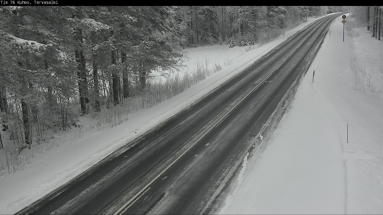 Weather Camera Image Road 76 Kuhmo, Tervasalmi, Kuhmo, Kainuu