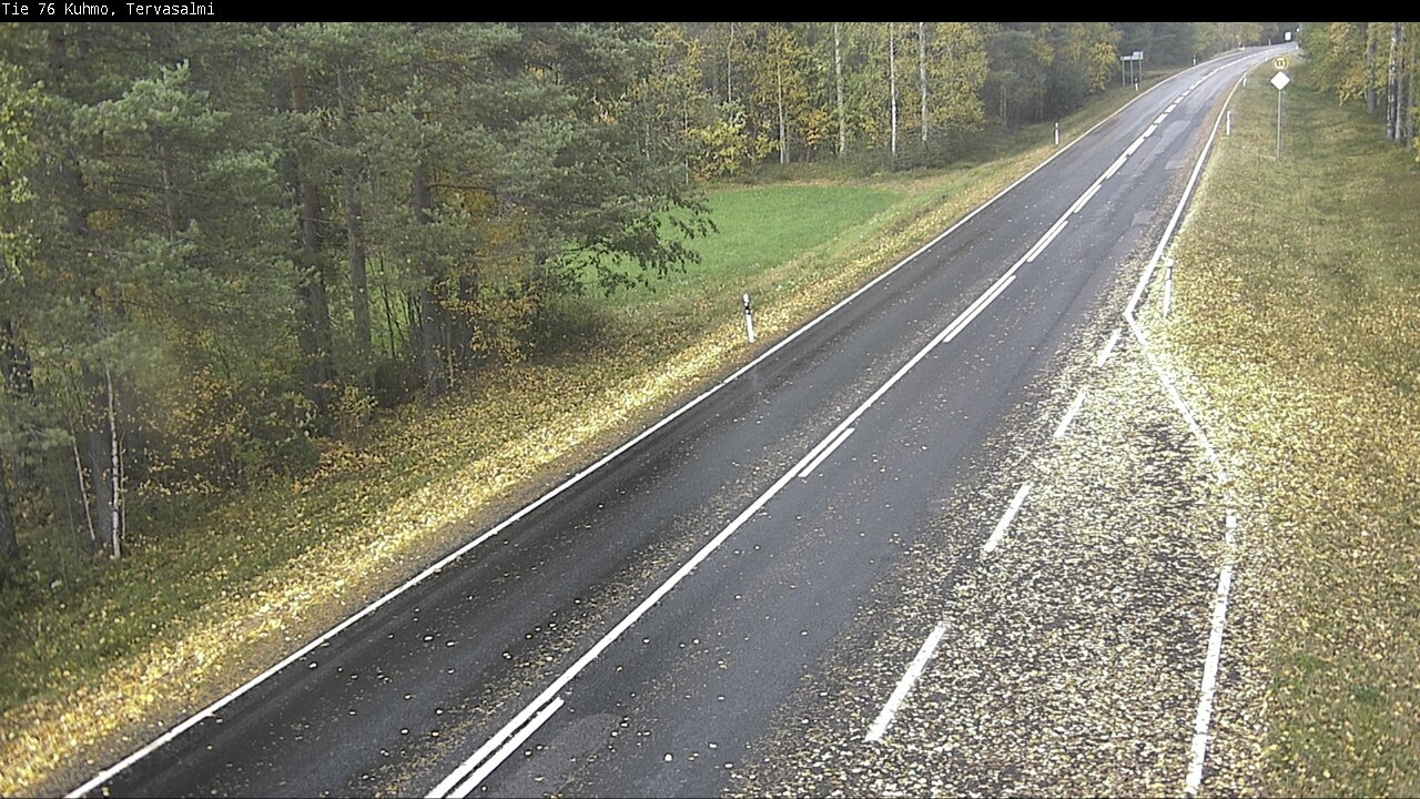 Weather Camera Image Road 76 Kuhmo, Tervasalmi, Kuhmo, Kainuu
