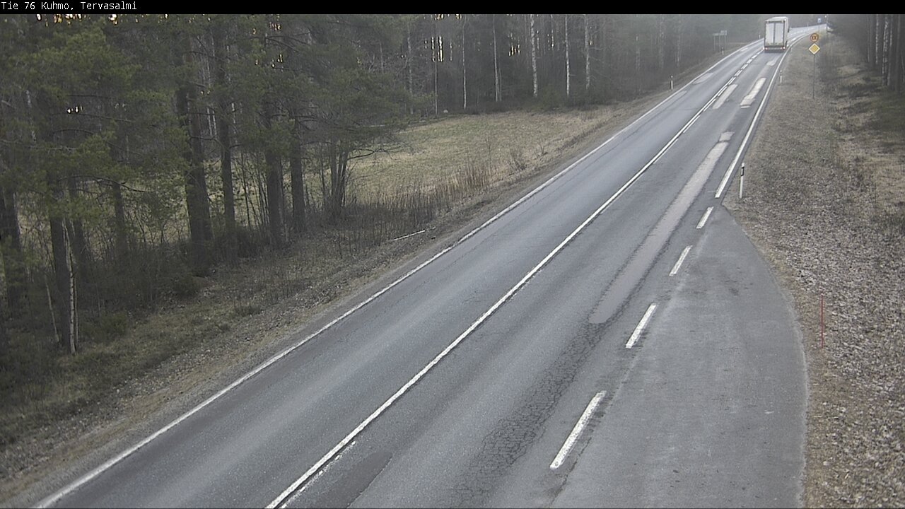 Weather Camera Image Road 76 Kuhmo, Tervasalmi, Kuhmo, Kainuu