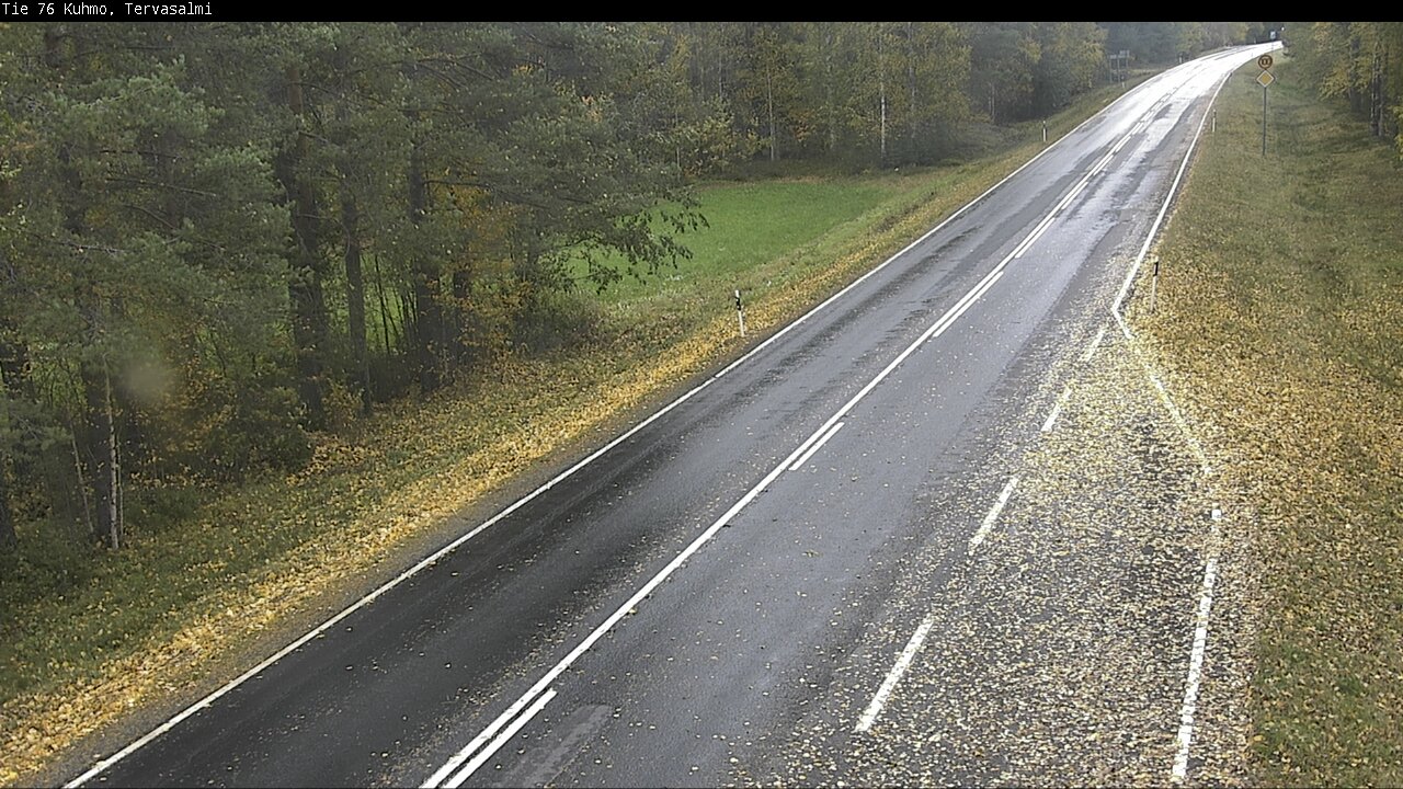 Weather Camera Image Road 76 Kuhmo, Tervasalmi, Kuhmo, Kainuu