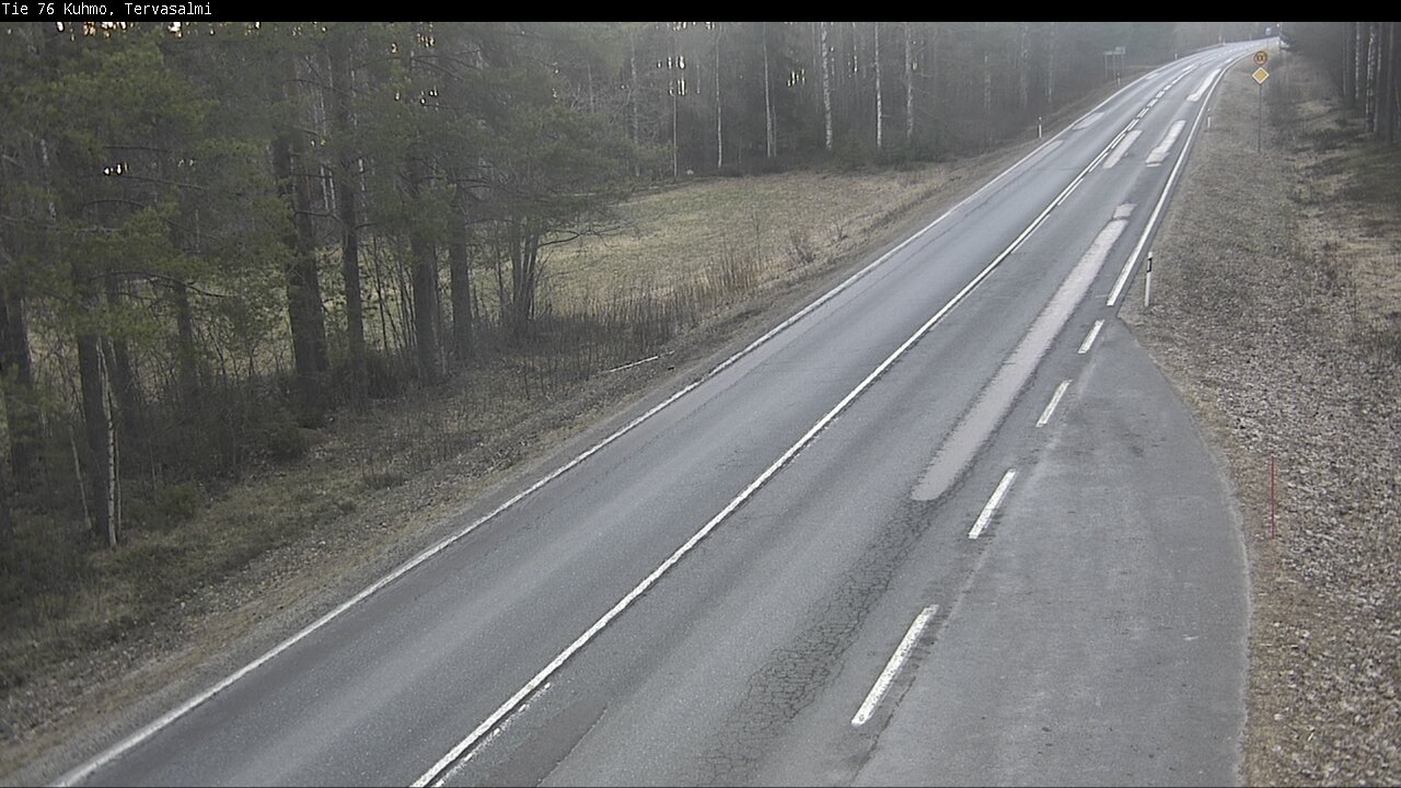 Weather Camera Image Road 76 Kuhmo, Tervasalmi, Kuhmo, Kainuu