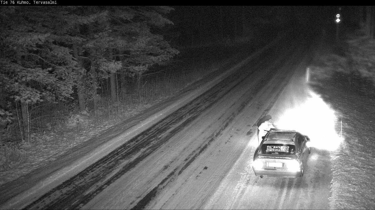 Weather Camera Image Road 76 Kuhmo, Tervasalmi, Kuhmo, Kainuu