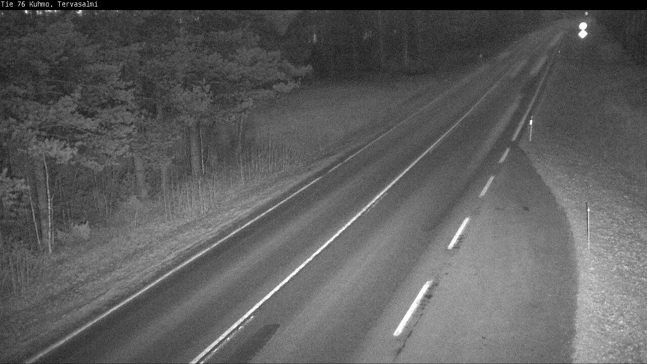 Weather Camera Image Road 76 Kuhmo, Tervasalmi, Kuhmo, Kainuu