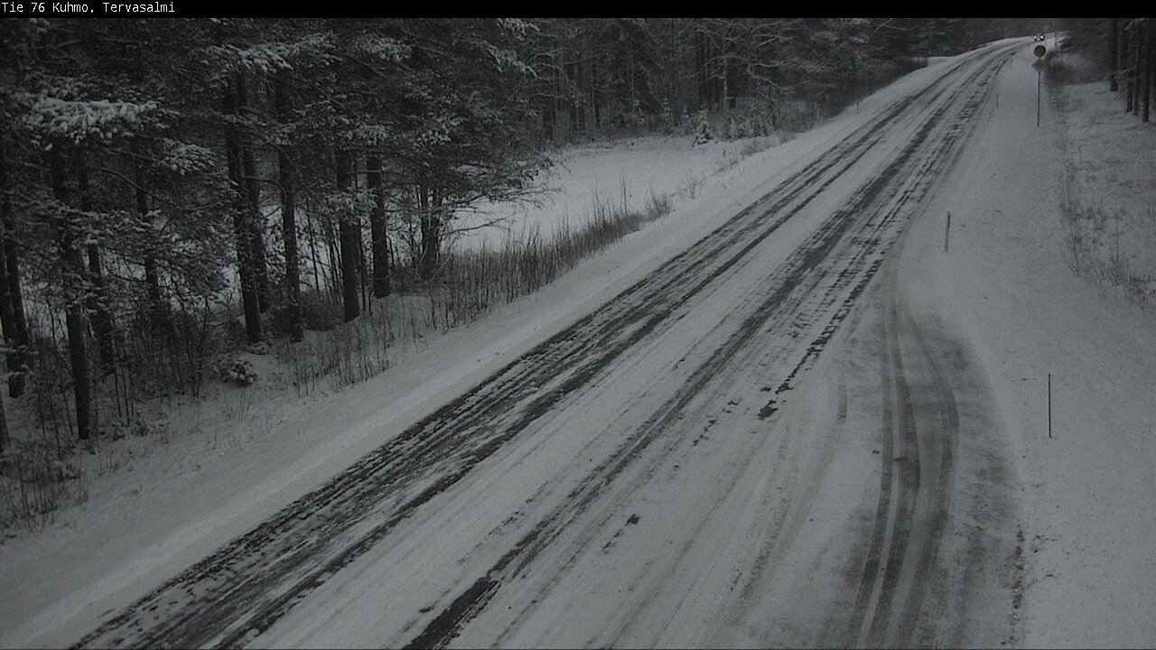 Weather Camera Image Road 76 Kuhmo, Tervasalmi, Kuhmo, Kainuu