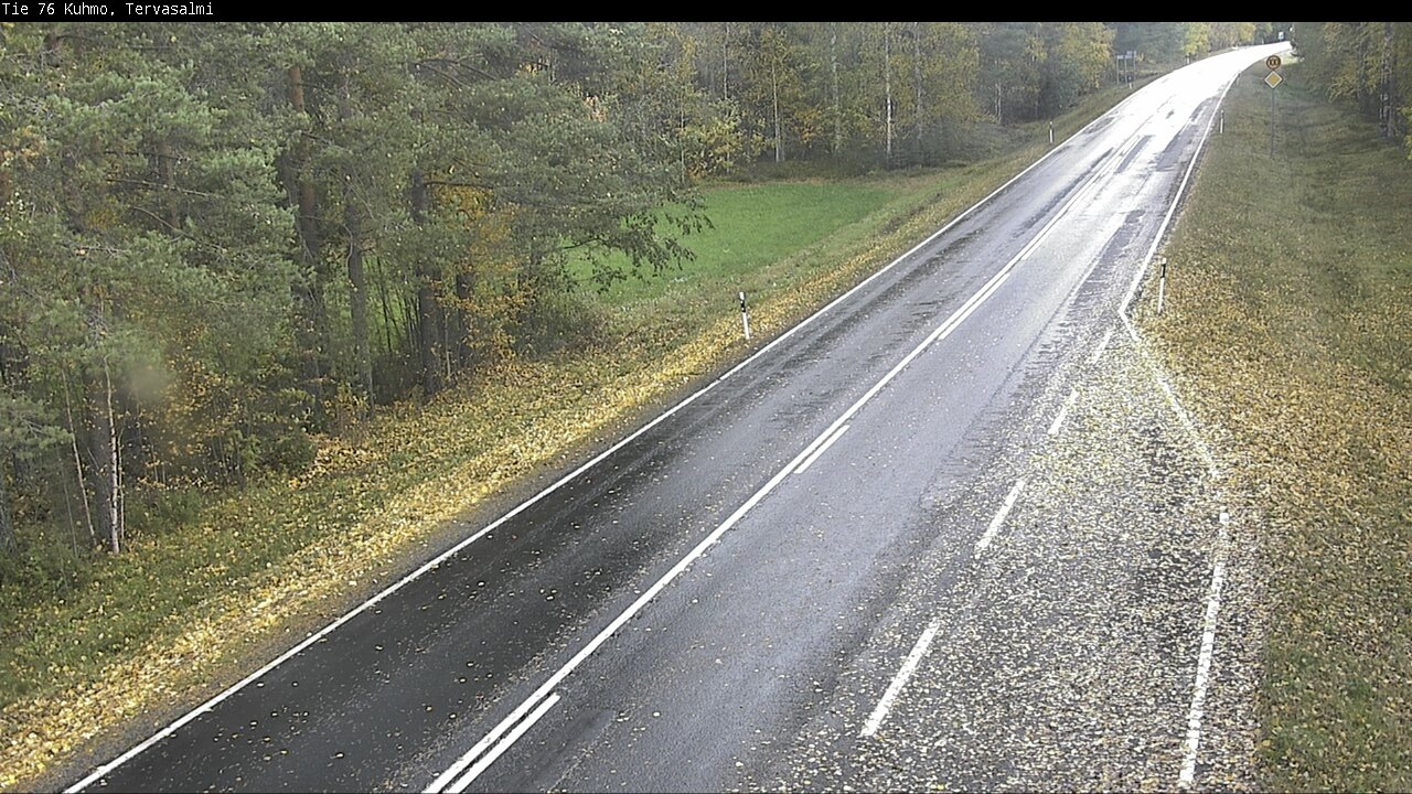 Weather Camera Image Road 76 Kuhmo, Tervasalmi, Kuhmo, Kainuu