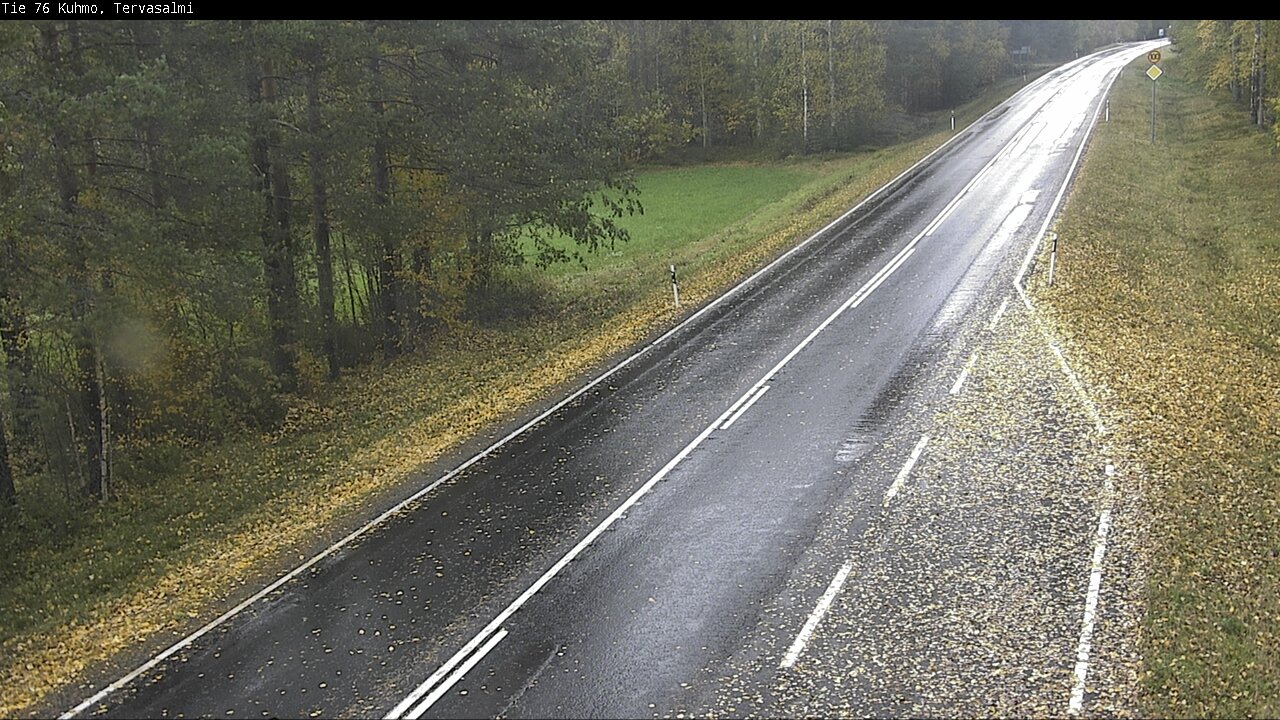 Weather Camera Image Road 76 Kuhmo, Tervasalmi, Kuhmo, Kainuu