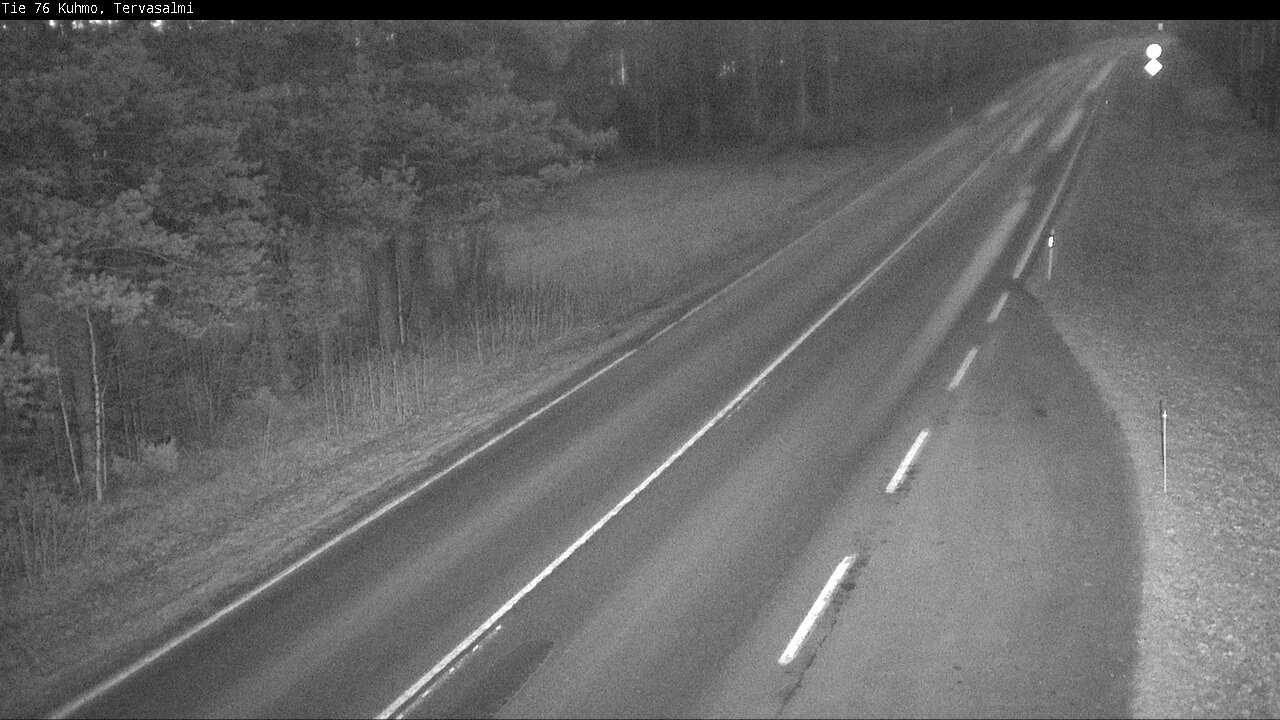 Weather Camera Image Road 76 Kuhmo, Tervasalmi, Kuhmo, Kainuu