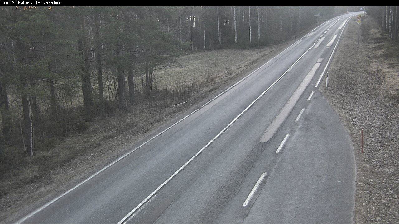 Weather Camera Image Road 76 Kuhmo, Tervasalmi, Kuhmo, Kainuu