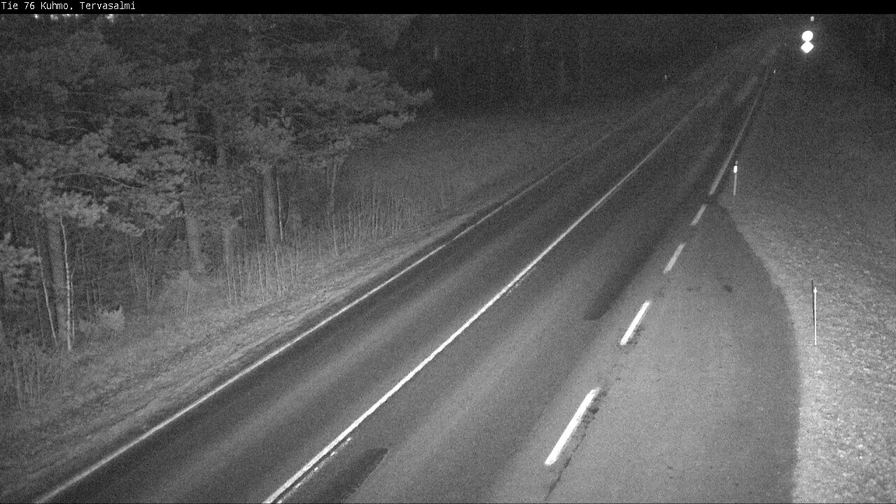 Weather Camera Image Road 76 Kuhmo, Tervasalmi, Kuhmo, Kainuu