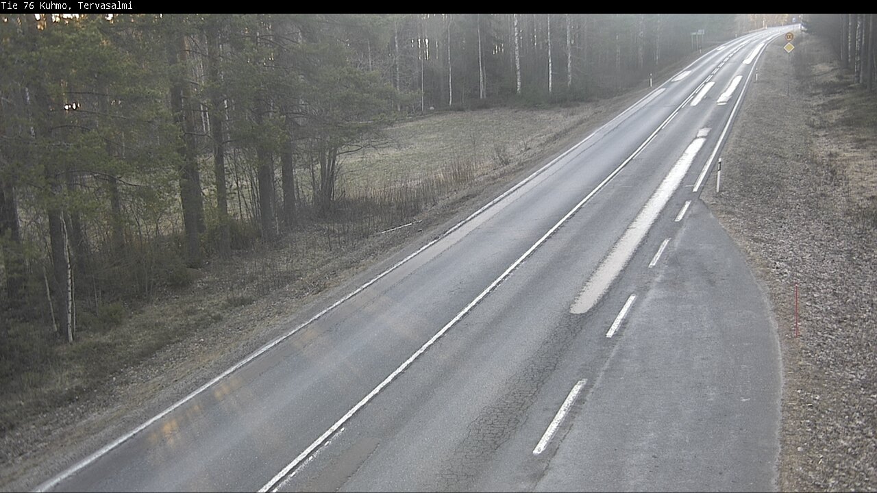Weather Camera Image Road 76 Kuhmo, Tervasalmi, Kuhmo, Kainuu