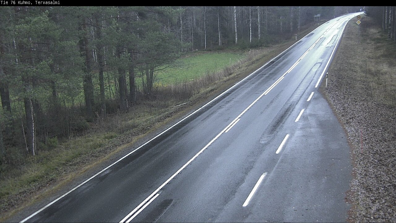 Weather Camera Image Road 76 Kuhmo, Tervasalmi, Kuhmo, Kainuu