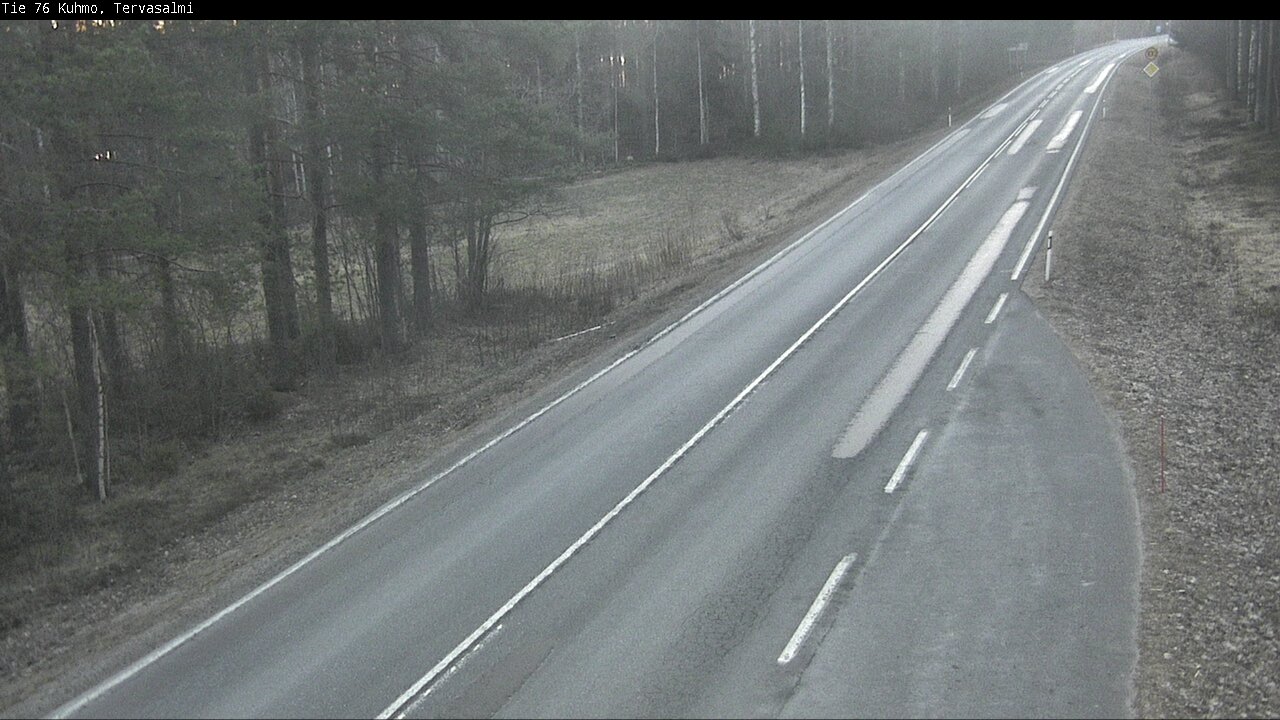 Weather Camera Image Road 76 Kuhmo, Tervasalmi, Kuhmo, Kainuu