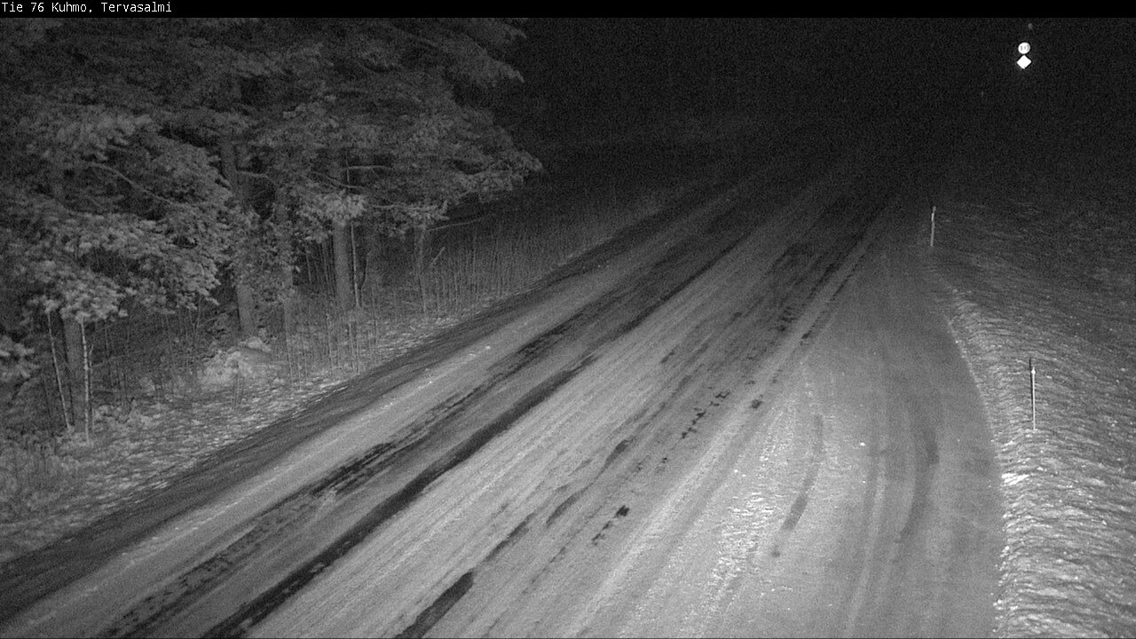 Weather Camera Image Road 76 Kuhmo, Tervasalmi, Kuhmo, Kainuu