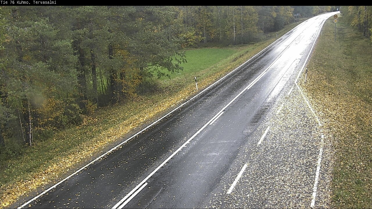 Weather Camera Image Road 76 Kuhmo, Tervasalmi, Kuhmo, Kainuu