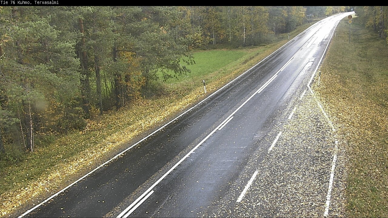 Weather Camera Image Road 76 Kuhmo, Tervasalmi, Kuhmo, Kainuu