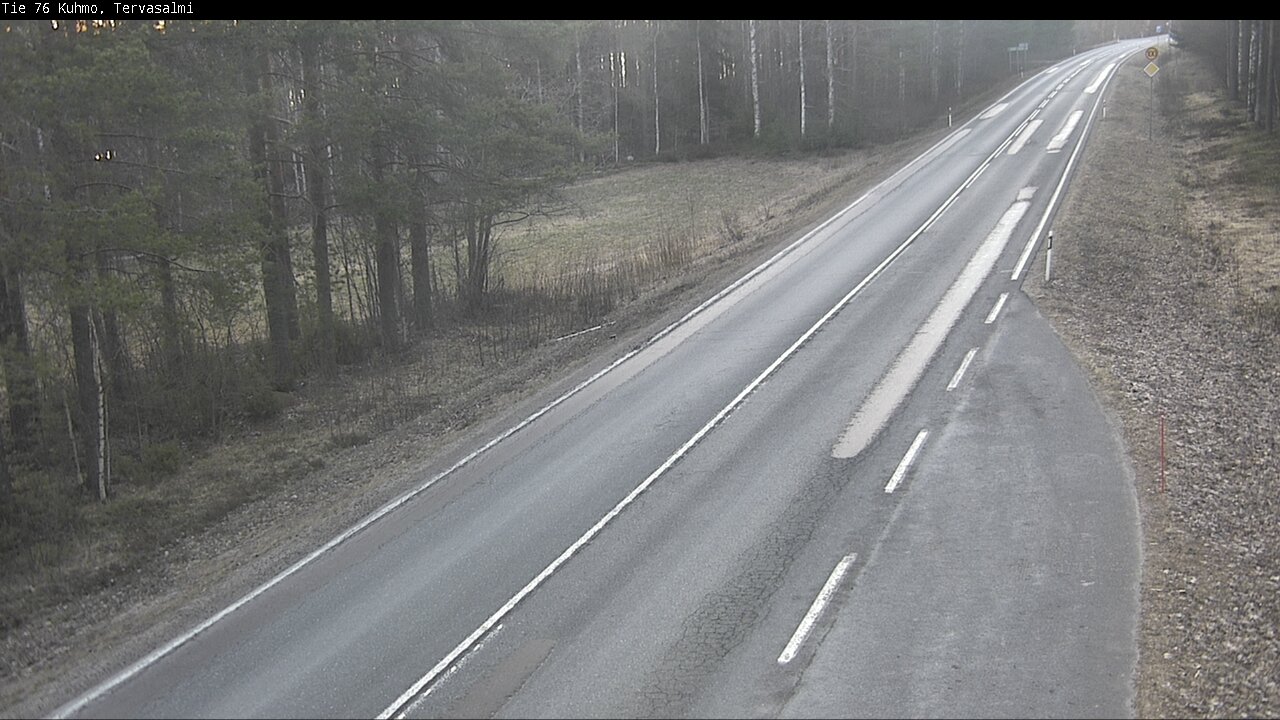 Weather Camera Image Road 76 Kuhmo, Tervasalmi, Kuhmo, Kainuu